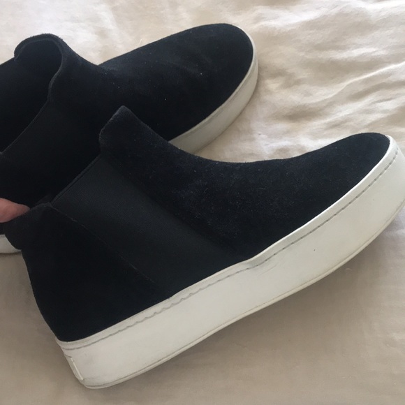 Vince black Suede mid-boot-sneaker Size 9/39 - Picture 3 of 3